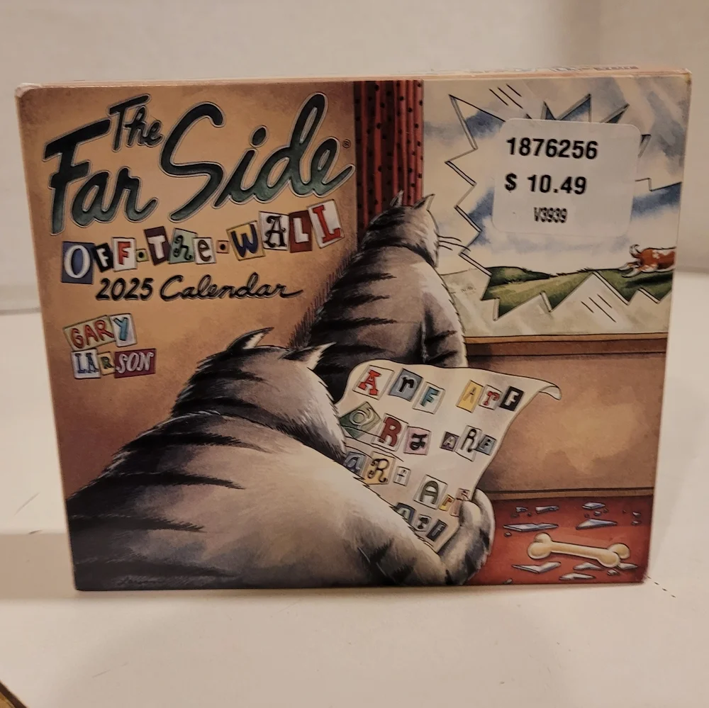 NWT The Far Side Off The Wall 2025 Calendar Gary Larson NIB